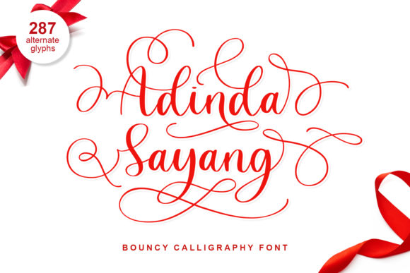 Adinda Sayang: A Warm, Elegant Script Font for Thoughtful Branding