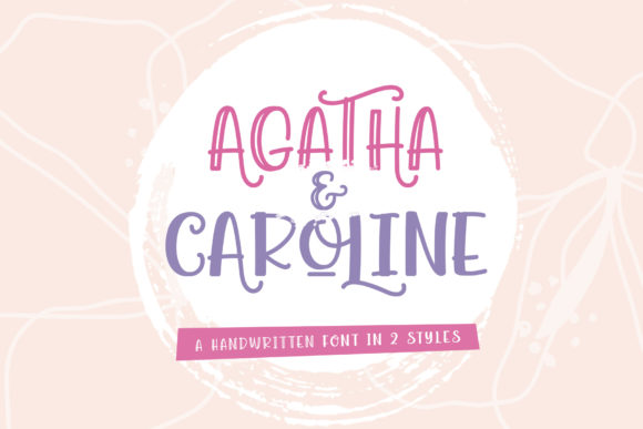 Agatha Caroline: A Timeless Handwritten Font for Digital Branding