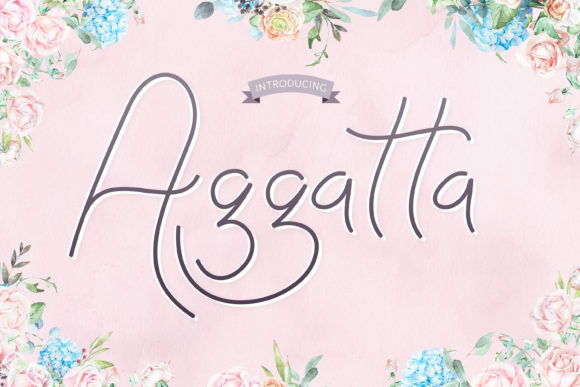 Aggatta: A Timeless Handwritten Font for Real Business Branding