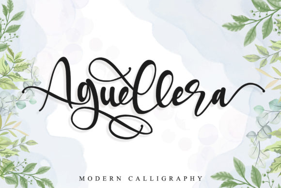 Aguellera: The Elegant Script Font That Elevates Marketing Visuals