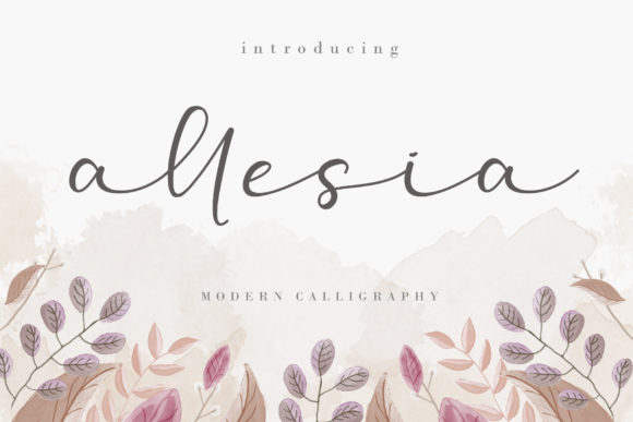 Allesia Handwritten Font for Crafters & Sellers