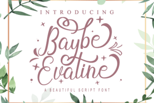 Baybe Evaline: A Handwritten Font for Authentic Digital Design