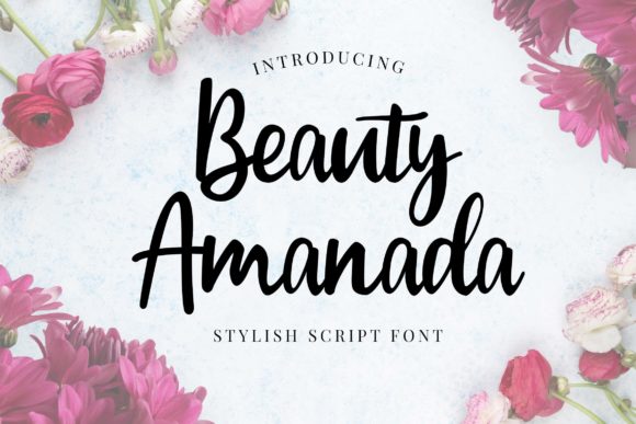 Beauty Amanda: A Script Font That Elevates Digital Branding