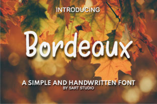 Bordeaux Handwritten Font for Crafters & Sellers