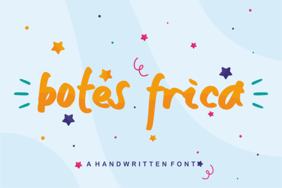 Botes Frica: A Joyful Handwritten Font for Editorial Charm
