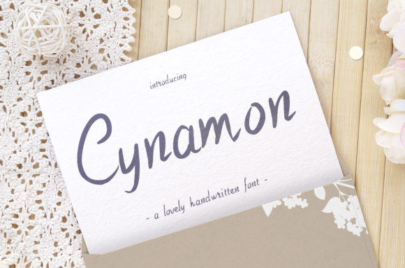 Cynamon: A Handwritten Font That Feels Like a Quiet Conversation