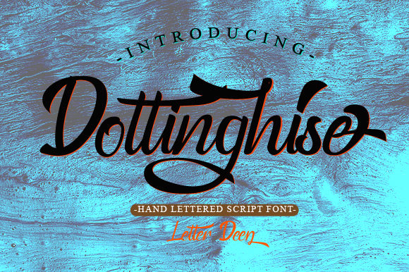 Dottinghise: A Modern Handwritten Font for Digital Branding