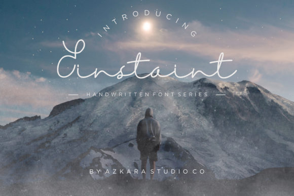Einstaint: A Handwritten Font That Feels Like Home