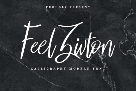 Feel Zivton: A Timeless Handwritten Font for Crafters & Sellers