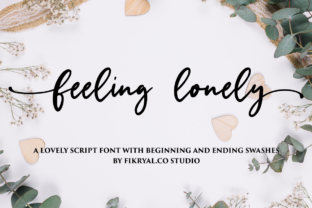 Feeling Lonely Font: A Handwritten Touch for Your Creative Projects