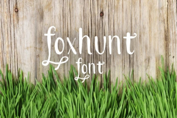Foxhunt Handwritten Font for Small Business Branding