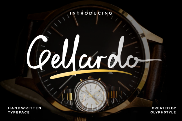 Gellardo: A Warm, Natural Handwritten Font for Real Branding