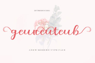 Geuneuteub: A Sweet Script Font for Editorial Charm
