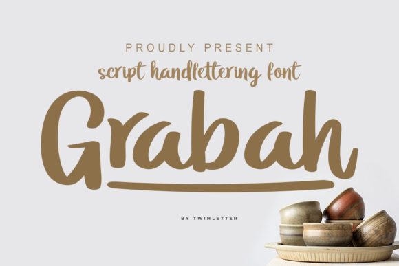 Grabah Handwritten Font for Crafters & Sellers