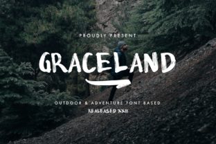Graceland: A Handbrush Script Font for Distinctive Web Design