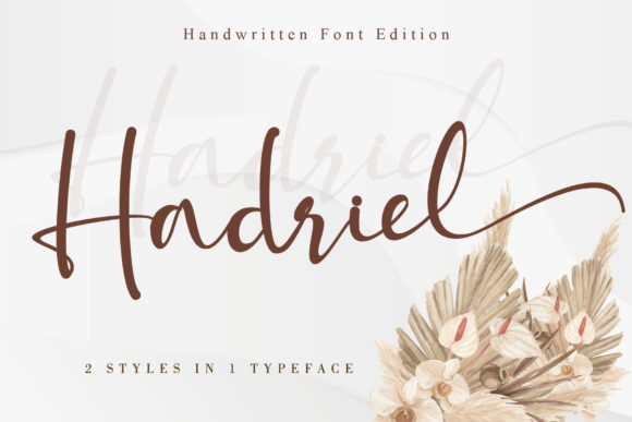 Hadriel: A Handwritten Font That Breathes Life Into Editorial Design
