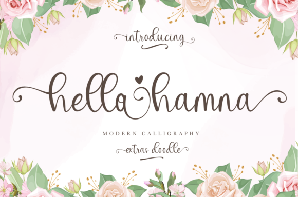 Hamnah: The Script Font That Elevates Your Brand’s Visual Story