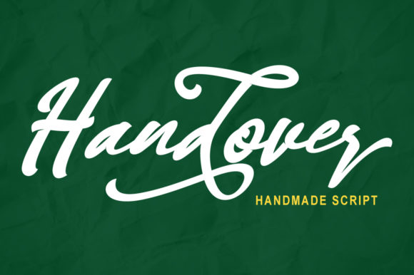 Handover: A Handwritten Font That Builds Trust