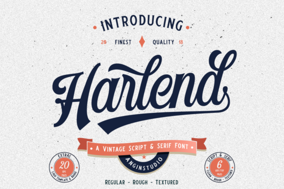 Harlend: A Handwritten Font That Earns Its Space in Real Campaigns