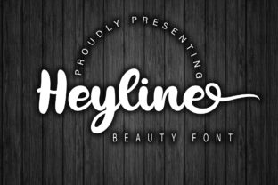 Heyline: A Warm, Character-Filled Script Font for Editorial Moments