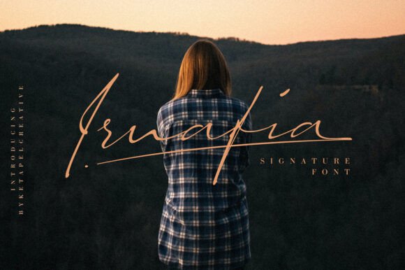 Irnafia: A Stylish Handwritten Font for Small Business Branding
