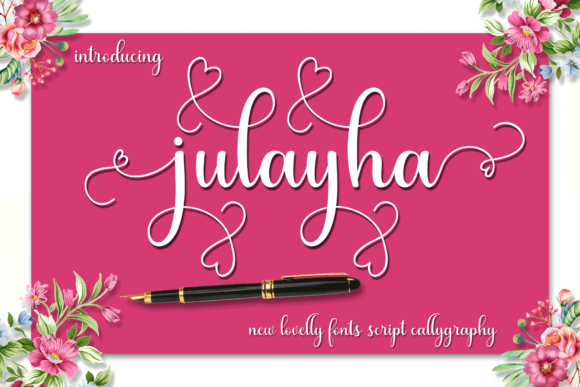 Julayha: A Sweet, Soft Script Font That Elevates Small Business Branding