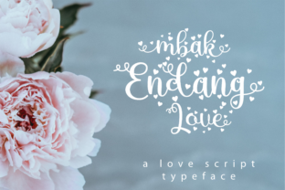 Mbak Endang Love: A Sweet, Playful Script Font for Campaign Headlines