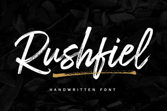 Rushfiel: A Handwritten Font That Makes Your Brand Feel Thoughtful & Timeless