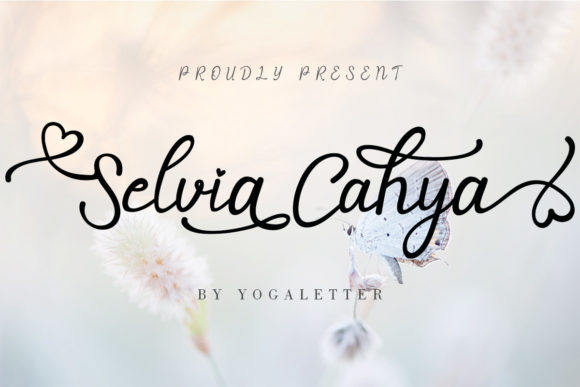 Selvia Cahya: A Refined Script Font for Digital Branding