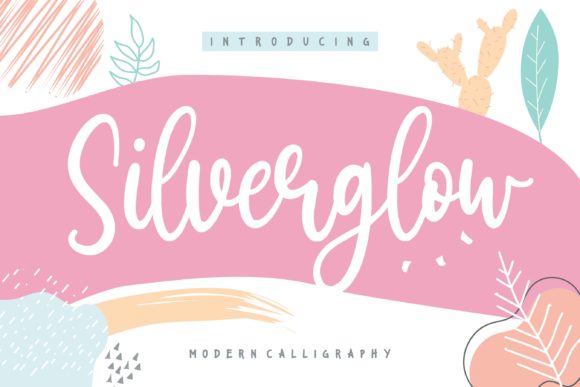 Silverglow: A Sweet Handwritten Font for Crafters & Small Shops