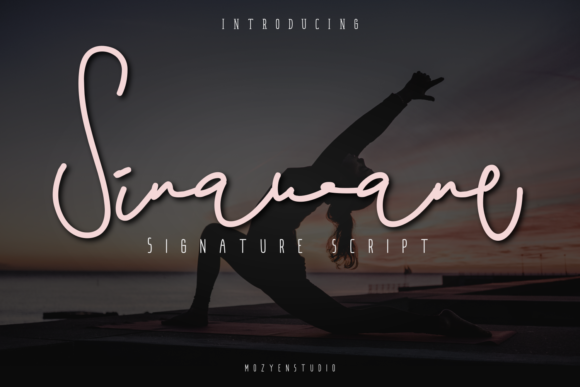 Sinawane: A Script Font with Heart and Grace
