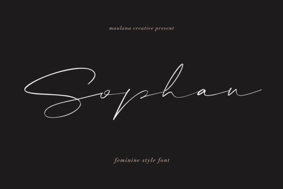 Sophan: A Handwritten Font That Breathes Life Into Your Creations