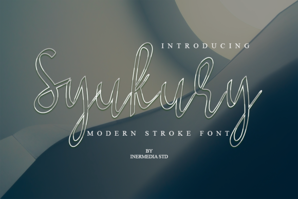 Syukury: A Handwritten Font That Feels Like a Thoughtful Signature