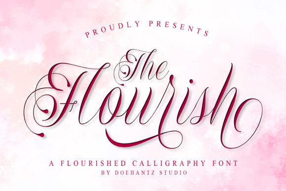 The Flourish: An Elegant Script Font for Editorial Design