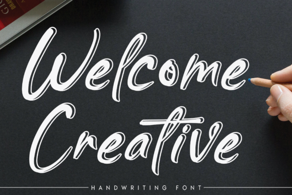 Welcome Creative: A Handwritten Font That Feels Like a Thoughtful First Draft